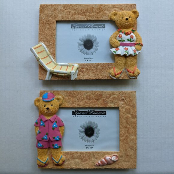 2 Beach Bear 3D Photo Frames - Picture 4 of 10
